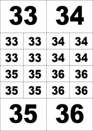 33 - 36